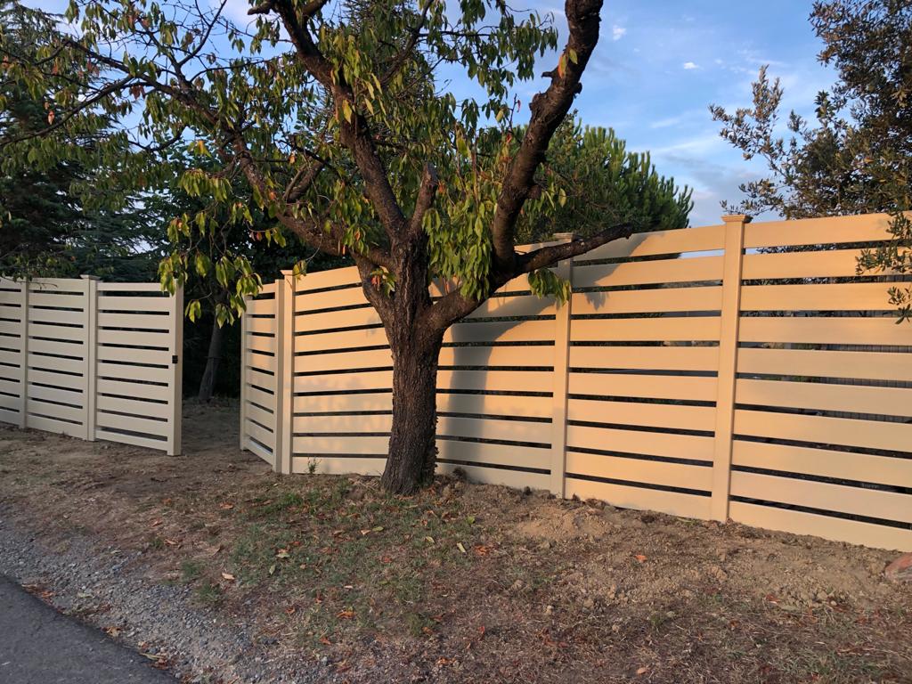 Recinzioni in PVC Finto Legno